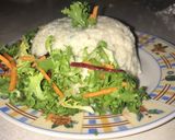 Bögrés rizs ecetes salátával recept fázis 4 fotója