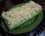 Foto langkah ke 5 dari resep 40. Brownies Pandan Coklat Kukus.
