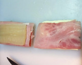Foto del paso 2 de la receta: Pencas con jamón york, queso y salsa de pimiento
