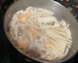 鮭魚味噌豆腐湯的食譜步驟1照片