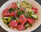 A picture of step 2 of 🍉🥗🥒 Watermelon & Cucumber Salad 🥒🥗🍉.