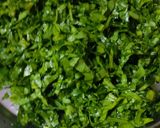 A picture of step 1 of Methi aloo.
