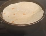 Foto del paso 2 de la receta Burritos de calabacín y jamón ibérico al pesto