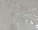 A picture of step 1 of Rice Burfi.