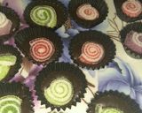 Foto langkah ke 5 dari resep Kue lebaran coklat Jelly Simple.