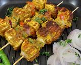 A picture of step 8 of Grilled Paneer Tikka.