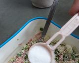 A picture of step 2 of Suji handvo.