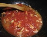 A picture of step 2 of Spaghetti mare e monti.
