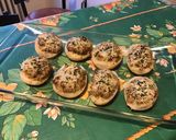 Une image de l'étape 15 de Navets blancs farcis pesto, jambon, emmental.
