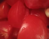 A picture of step 2 of Tomato sev.