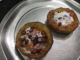 Potato katori chaat
