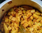 A picture of step 4 of Knol Khol Masala Subzi.