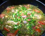 Hình bước làm 5 của món Canh cải chua nấu cổ cánh ngan