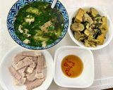 Hình bước làm 4 của món Canh cua rau đay mướp
