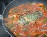 Foto del paso 3 de la receta: Huevos-flan con pimientos con tomate