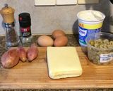 Foto del paso 4 de la receta: Tarta de queso y aceitunas