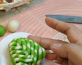 Foto langkah ke 7 dari resep Bakpao Pandan Isi Coklat.