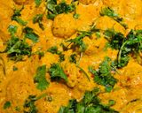 A picture of step 3 of Shahi Dum Aloo.