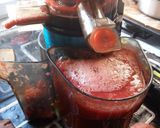 Paradicsomlé télire gyorsan recept fázis 1 fotója