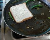 A picture of step 4 of Bread dhokla.