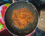 A picture of step 2 of Cream with Carrot halwa.