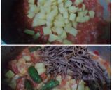 A picture of step 4 of Ropa Vieja.