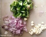 A picture of step 2 of Maggi manchurian.
