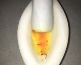 A picture of step 3 of Saffron lassi.