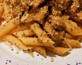 Foto del paso 5 de la receta: Penne Rigatti con lomo de cerdo en salsa blanca