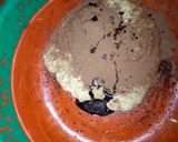A picture of step 2 of Zebra cake.