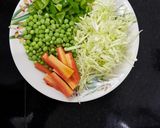 A picture of step 1 of Cabbage soup.