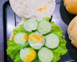 Hình bước làm 5 của món Hamburger Gà Rán