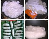 Foto langkah ke 1 dari resep Khanom kasorn lam jiak(roast pancake wrap candied coconut).