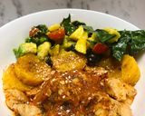 Foto del paso 6 de la receta: Almuerzo saludable: pollo guisado a la cerveza con ensalada de aguacate 🥑