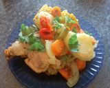 Foto del paso 6 de la receta: Pollo a la cacerola con verduras ♡
