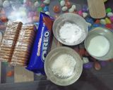 A picture of step 1 of Double Layer Chocolate Peda.