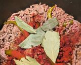 A picture of step 1 of Kickin' Chorizo Chillie.