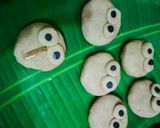 A picture of step 7 of Eggless whole wheat cookies.