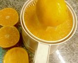 Foto del paso 1 de la receta: Jugo de naranja con durazno y algo más