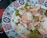 Foto del paso 4 de la receta Ensalada templada de salmón y verduras