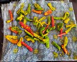 A picture of step 2 of Green Chilli Pickle.