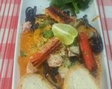 Foto del paso 4 de la receta: Tallarines en tinta de calamar con Mariscos en crema marinera