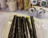 Foto langkah ke 4 dari resep Seaweed Chicken RollGluten free.