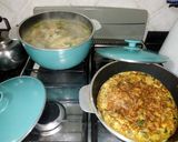 Foto del paso 5 de la receta: Tortilla de papas y espinacas