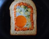 รูปขั้นตอนการทำที่ 3 ของ ขนมปังไข่ดาวสวนดอกไม้