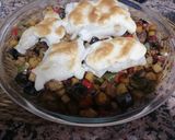 Foto del paso 2 de la receta: Merluza gratinada a la mayonesa con base de verduras