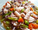 Foto langkah ke 6 dari resep Cumi lombok ijo 🐙🌶.