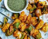 Paneer tikka barbeque recipe step 16 photo