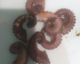 Foto del paso 3 de la receta: Pulpo en salsa de chintextle con puré de papá y ensalada fresca,
