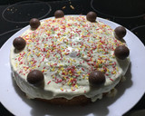 Foto del paso 18 de la receta: Tarta para el 2°cumplemes de Mateo 👶🏼🎂
